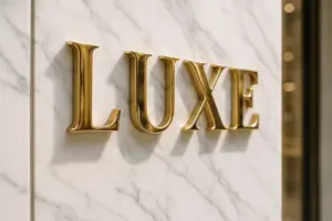 Small Metal Letters & Logos
