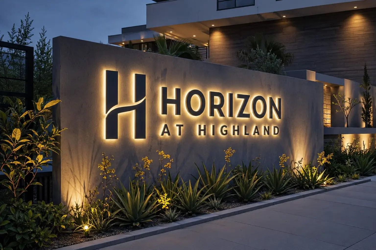 Exterior LED signs for modern commercial properties